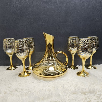 Luxury Glassware Set – 6 Glasses with Decanter