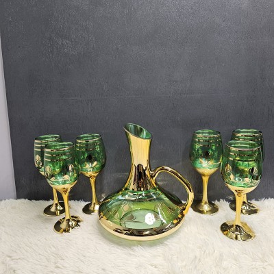 Luxury Glassware Set – 6 Glasses with Decanter