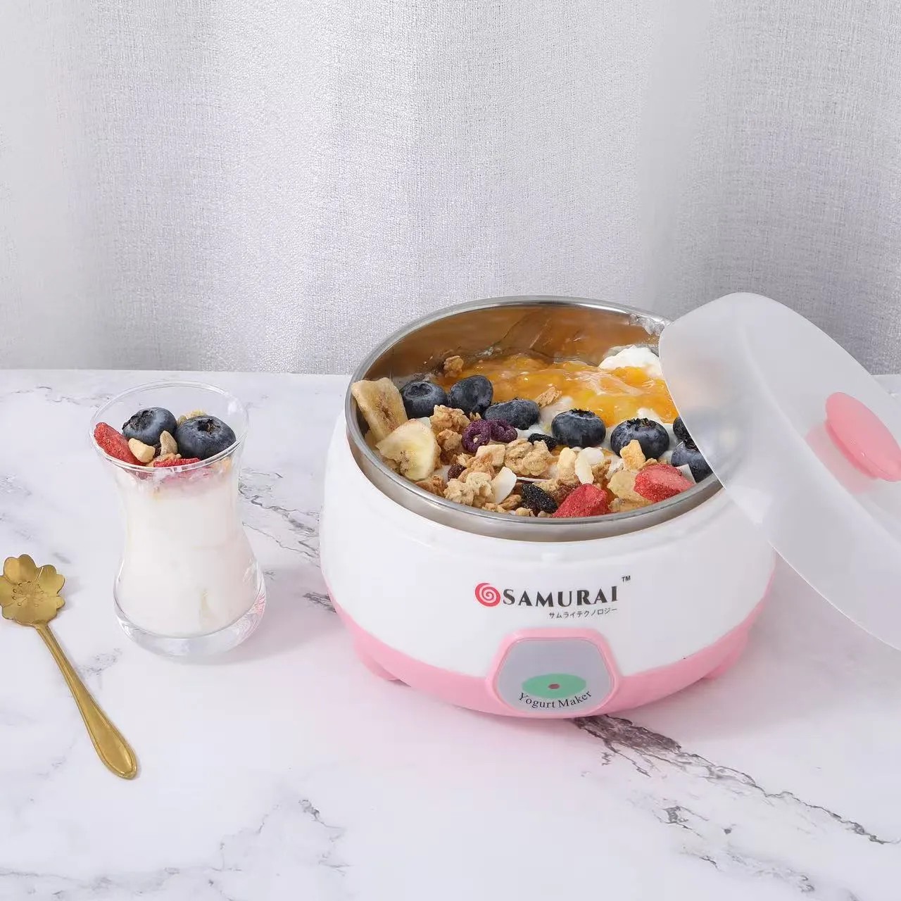 🥛 Samurai Electric Yogurt Maker – 1.5L Automatic Homemade Yogurt & Curd ...